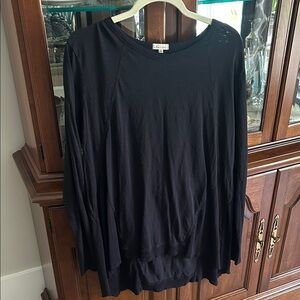 Black Long-Sleeve Women's Tee by Free People